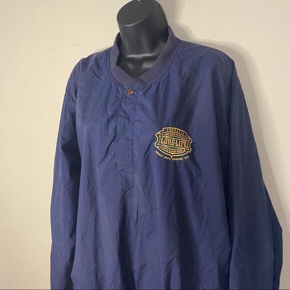 UltraClub Collection Longlife Blue Unisex Nylon Bomber Style Jacket - Picture 6 of 9